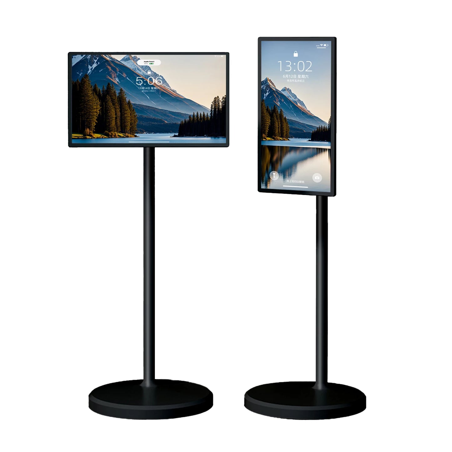 2024 New HD Camera Wireless Smart Rotating Screen 21.5 27 32 Inch Android 12 IPTV Touch Screen Smart Tv Televisions